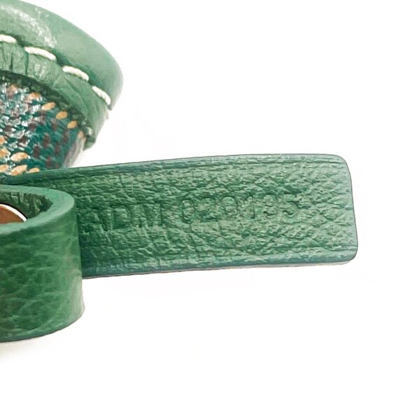 RARE Authentic Goyard Goyardine Saint Louis PM Green Shoulder Tote Bag & Pouch - Picture 10 of 15